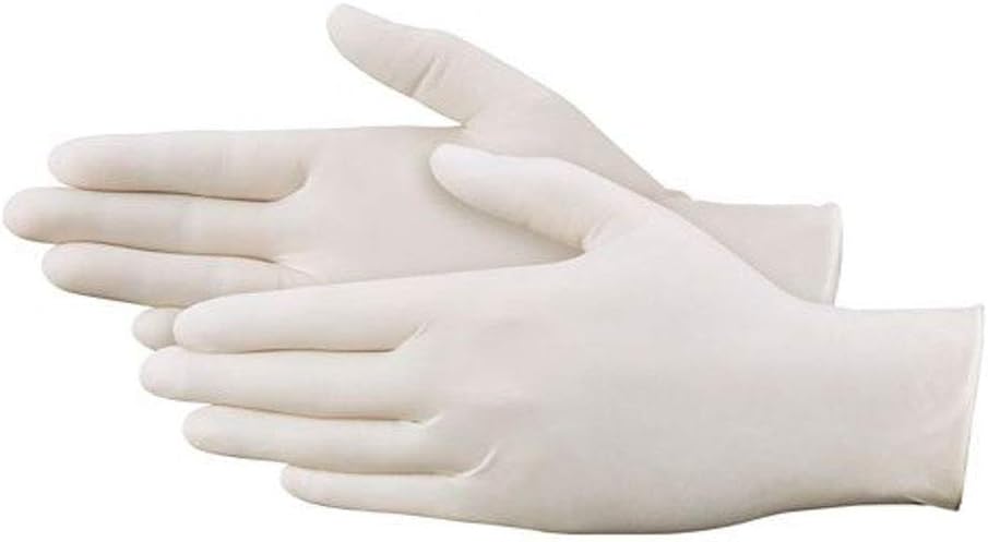 US Shipping Disposable Latex Gloves 100pcs Disposable Gloves Working Cleaning Gloves High Density Gloves (Samll)