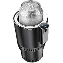 HEITIGN Car Cooler Warmer Cup Auto Car Cooling and Heating Cup Practical Car Refrigerator Cooler black