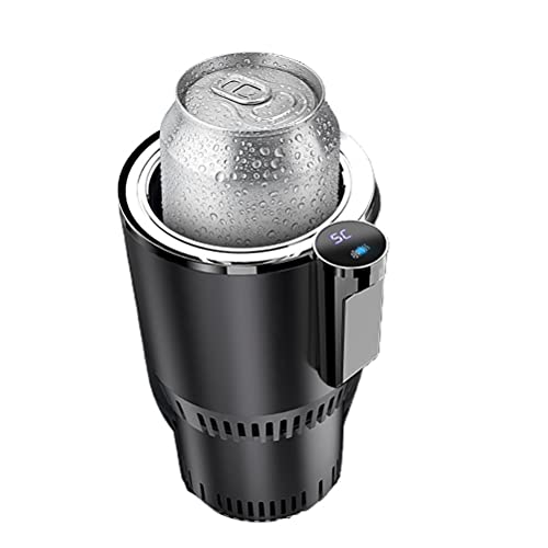 Klanata Smart Cup 2 in 1 Car Cup Holder Insert Heating Herter Warmer Cooler Auto Mug Holder with Cooling and Heating Functions, Insulation Drink Cooler for Tumblers (Black) by Klanata - Image 6