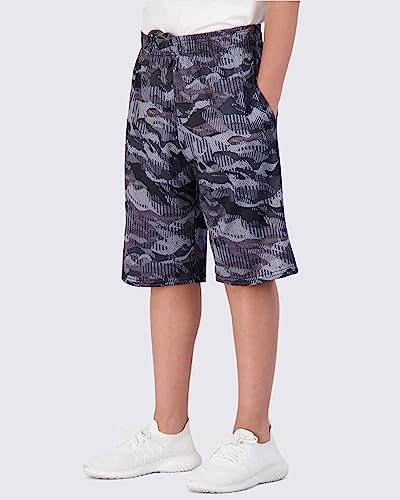 real essentials 5-pack boys39 dry-fit active athletic performance basketball shorts with pockets