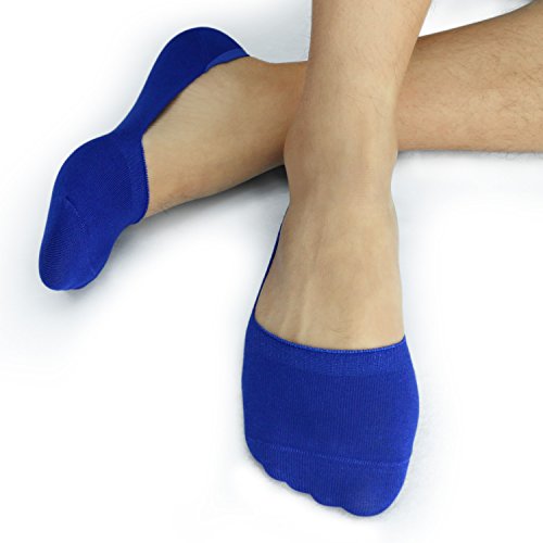 DAVID ARCHY Men's 12 Pack Cotton No Show Socks2