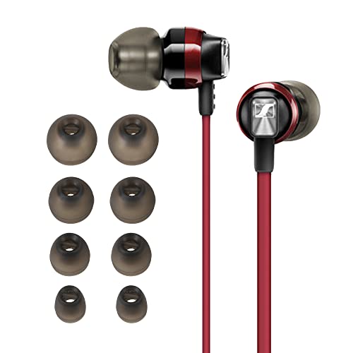 kwmobile 8X Embout Compatible avec Sennheiser CX 300S / CX 6.00BT / Momentum in-Ear - Embouts de Rechange en Silicone pour Écouteurs Gris