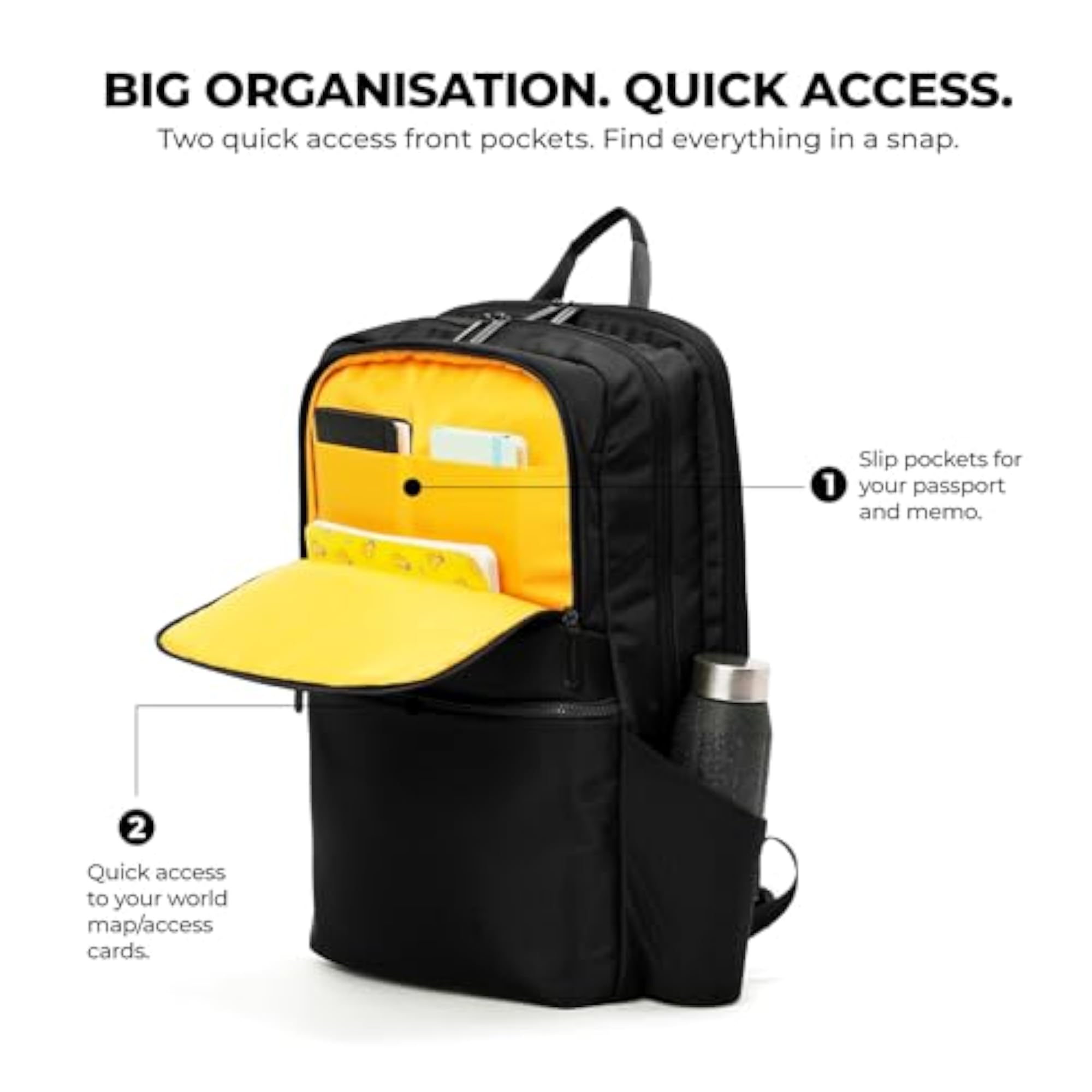 The Kaleido Backpack, Water-Resistant 15.6" Laptop Bag