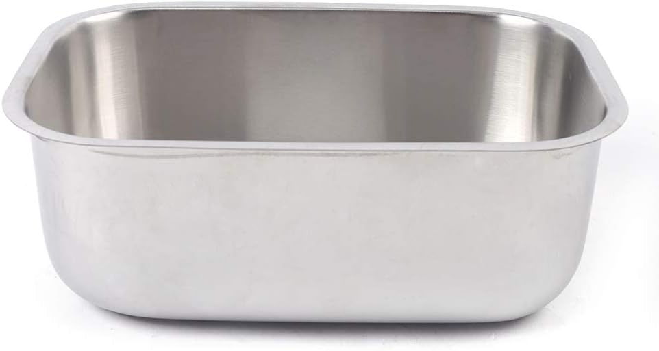 Stainless Steel Kitchen Sink Hand Wash Basin, Drop In 12.6x8.7x4.7inch Top Mount Deep Sinks for RV Caravan Camper Boat
