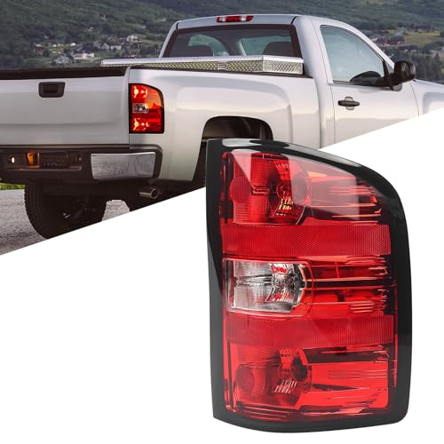 Huray Right Tail light Assembly for Chevy Silverado 2007-2013 1500 2500 HD 3500 HD OE Style Rear Brake Lamp 25958483 GM2801207 (Right)