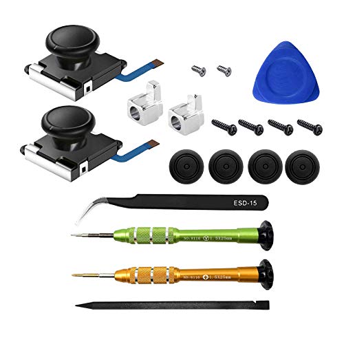 kesoto 2 Conjuntos de Joystick Analógico Esquerdo/Direito para Switch Joycon Joy-Con Kit