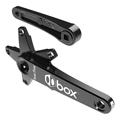 Image of BOX COMPONENTS Five Sq Tapered Cold Forged crankset 150mm Black