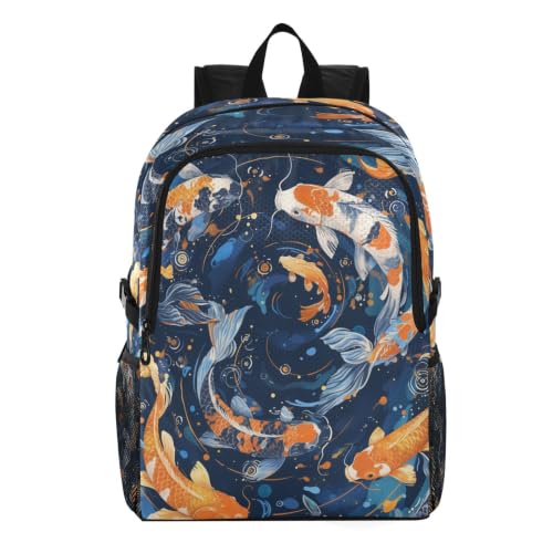 Sac à dos de randonnée pliable poisson mignon - Léger et imperméable pour vos sorties
