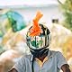 JECOMPRIS Helm Kleid Perücke Helm Cresta Ornament Motorradhelm Dekoration Helm Perücke Wrap Dekoration Motorradhelm Ornament Helm Dekoration