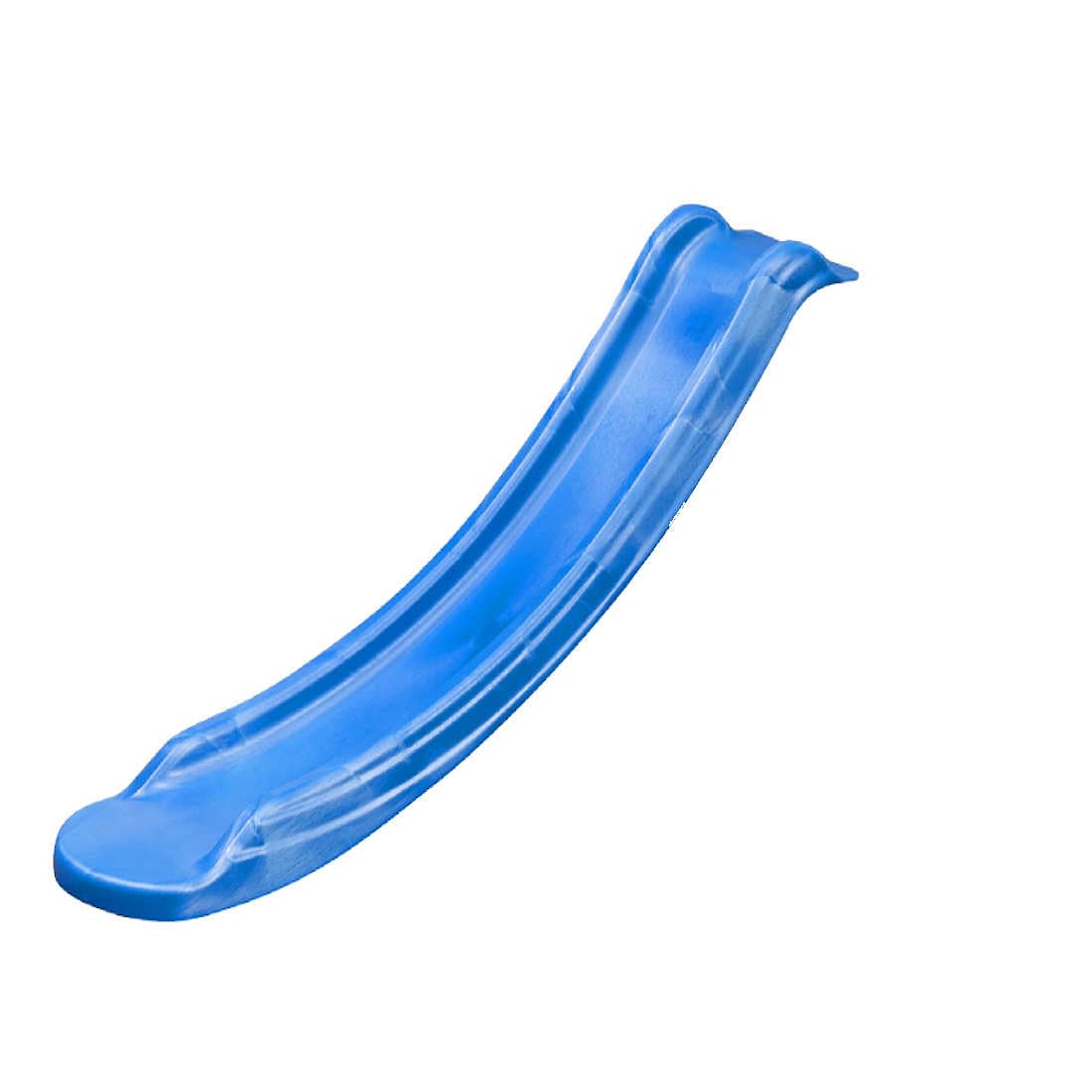h2i Scivolo di montaggio da 1,20 m in plastica resistente alle intemperie, componente per altezze della piattaforma di circa 60 cm, per l'installazione fissa su strutture di cantieri e giardini - blu