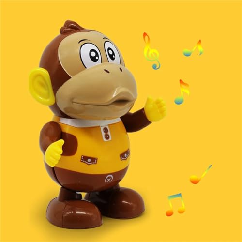 Macaco Brinquedo Infantil Som Luz Movimentos Interativo