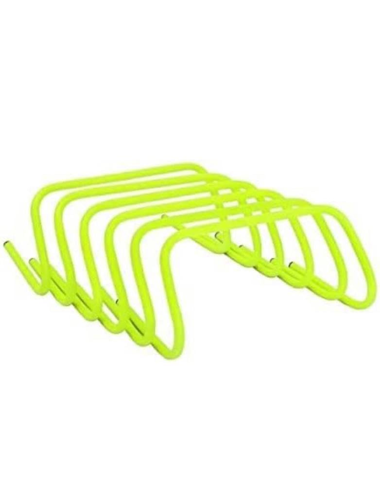 H S Hurdles for Kids – 9 Inch PVC Speed Hurdles, Yellow, Pack of 6 – Durable Field & Gym Equipment for Fitness, Sports, and Coordination Drills-picture-11