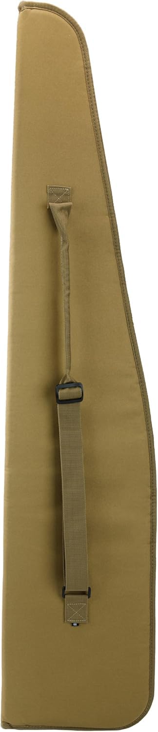 EDERAR Soft Rifle Cases Rifle Bag Soft Shotgun Rifle Case 48 inch Long Bag Zipper Pockets Classic Tactical Transportation Case Adjustable Shoulder Strap Water Resistant Shooting Range Hunting (Khaki)