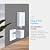 Lockly Secure Plus with Wi-Fi Smart Door Lock, Keyless Entry Door Lock, PIN Genie® Keypad, 3D Biometric Fingerprint Sensor, Voice Control, Auto Lock - Satin Nickel