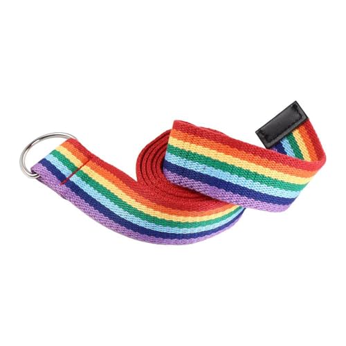 Rainbow Cloth Waist Belt, Men Belt Retro Casual Waistband Waist Belt, Male Female Waist Strap Buckle Belt4