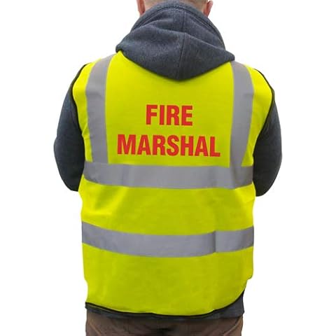 Supreme HRT80Y-XL-Fire Marshal Basic High-Visibility Safety Vest, X-Large, Yellow Cover