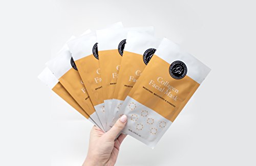 Full Face Essence Facial Sheet Masks by Grace & Stella Co. (Collagen)
