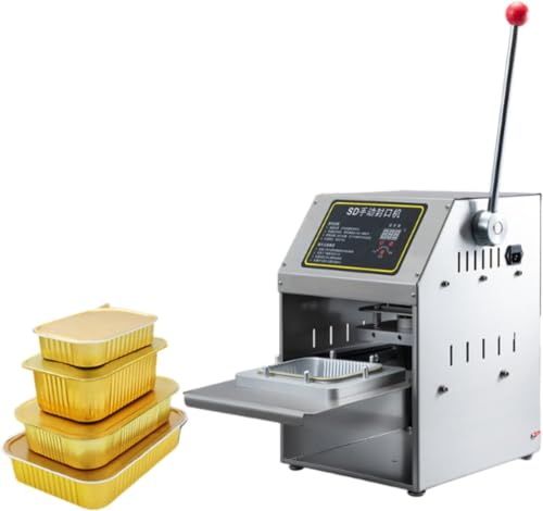 FLTRGO Takeaway Food Container Packaging Machine, with Adjustable Temperature, Suitable for Fast Food Containers and Aluminum Foil Containers~/