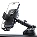Lamicall Car Phone Holder - [Strongest Military-Grade Suction Cup] 360° Rotation Phone Holders for Your Car Quick Release Adjustable Car Phone Mount Dashboard for iPhone 17 16 Galaxy Smartphone Truck