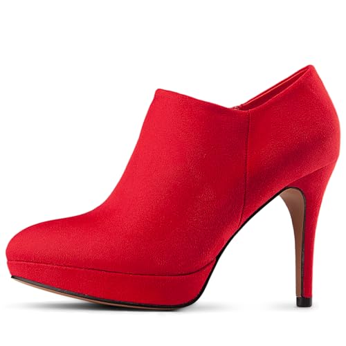 Women's Platform Booties Stiletto Ankle Boots High Heel Booties Winter Dress Shoes