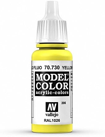 Vallejo Model Color 17 ml Acrylic Paint - Fluorescent Orange