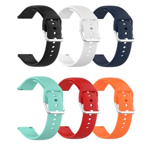 AGGDSH Strap for Verizon Gizmo Watch 2 Kids Smart Strap Girls Boys Replacement Strap 20mm Strap Quick Release Accessories (black+White+navy blue+teal+red+orange)