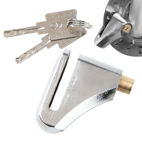 De Disco De Motocicleta - De Alarma De Freno De Aleación De Aluminio Antirrobo, Abrazadera De Rotor De Alta Seguridad | Soporte De Disco Duradero Con Cable Recordatorio, De Lla