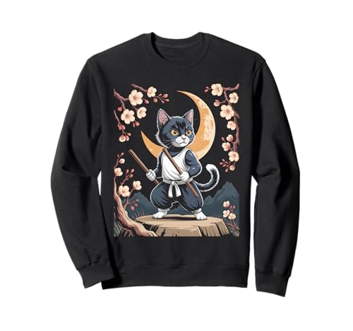 Ya en mundofriki.es: Kung Fu Cat Hanbo Eskrima Kungfu Kali Kitten Artes Marciales Sudadera
