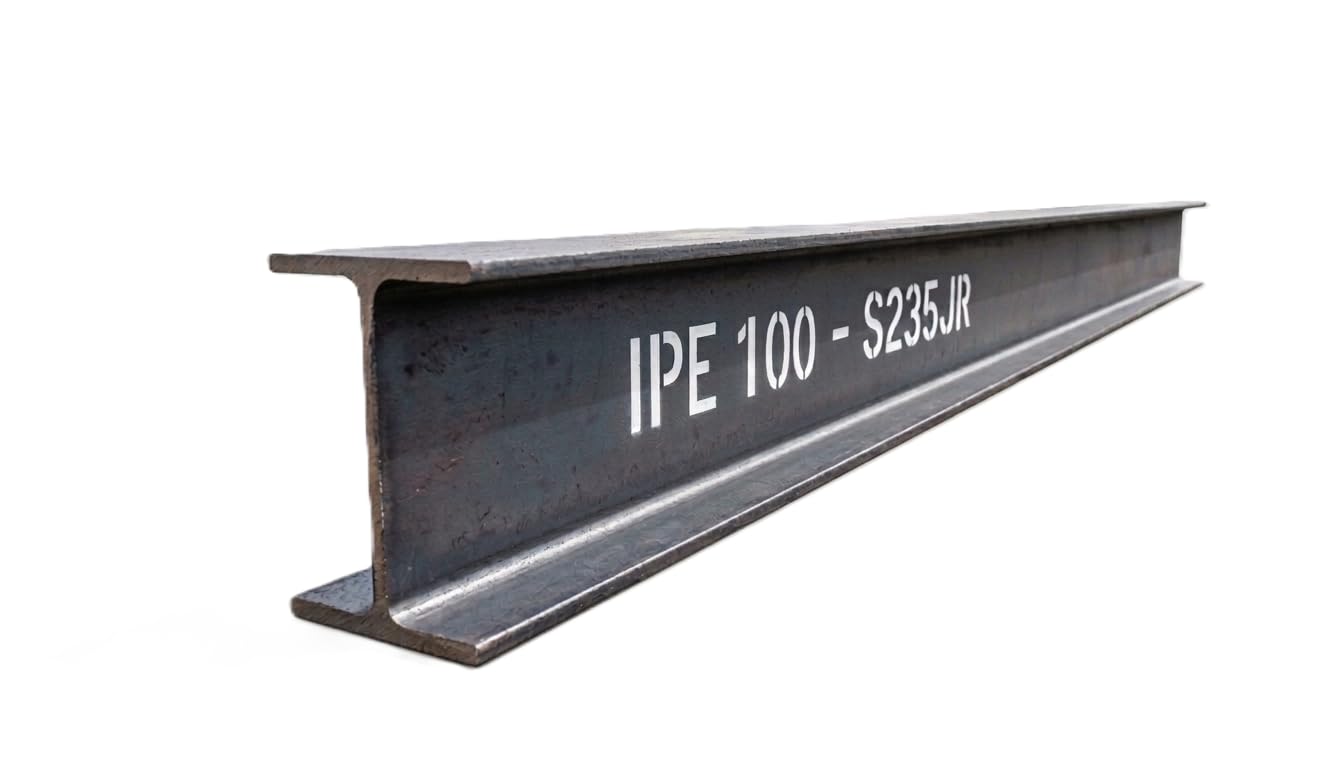 Trave in Acciaio IPE 80 S235JR Profilato Strutturale 100 cm