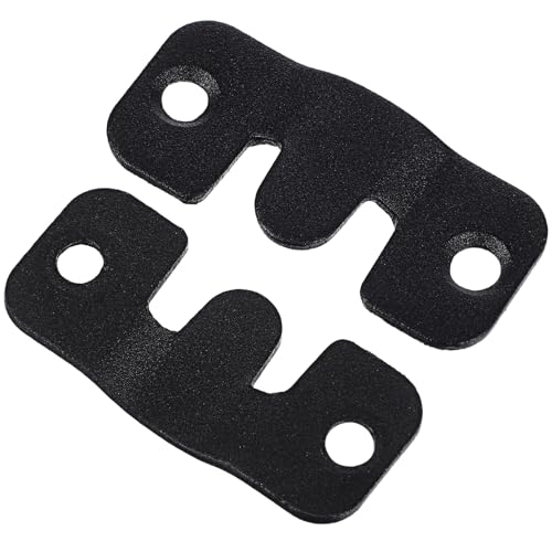 Image of Yuanchu Interlocking Flush Mount Bracket, 5 Pairs Picture Hanging Hooks with Screws Stainless Steel Heavy Duty Photo Frame Hook Furniture Connector Wall Mount Hardware(1.7x0.7in,1.7x0.7in)