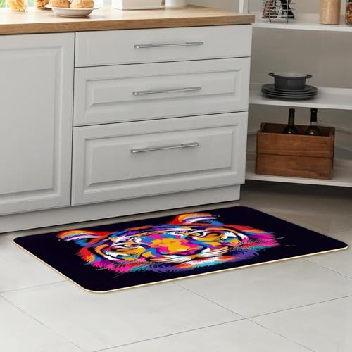 Tapete de cocina transitable VAPOKF para cuarto de lavado y pasillos del hogar 7