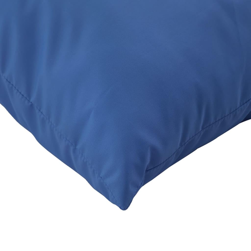 vidaXL 3X Cuscini per Divano su Pallet Spessi Eleganti Morbidi Resistenti Arredi per Esterni Tessili Decorativi Blu in Tessuto Oxford