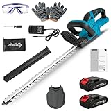 【2026年新登場】 Maydolly ヘッジトリマー 充電式 電動ヘッジトリマー 24Vマキタバッテリー対応可能 刈込幅510mm/切断径18mm 両刃駆動 高速往復刈り 庭木 剪定 園芸用品 トリマー 電動トリマー ガーデントリマー 生け垣トリマー 剪定バリカン 生垣バリカン 植木バリカン 草刈りバリカン 枝切り 電動 コードレス 軽量 大容量バッテリー2個と充電器付属 日本語取扱説明書