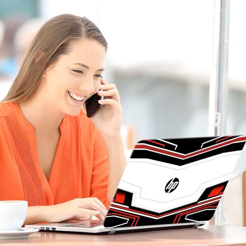 Image of DSGN 126 Full Body Laptop Skin Bubble-Free| Laminated| Removable| HD Quality Sticker for Laptops Upto 15.6 Inches Compatible with Hp