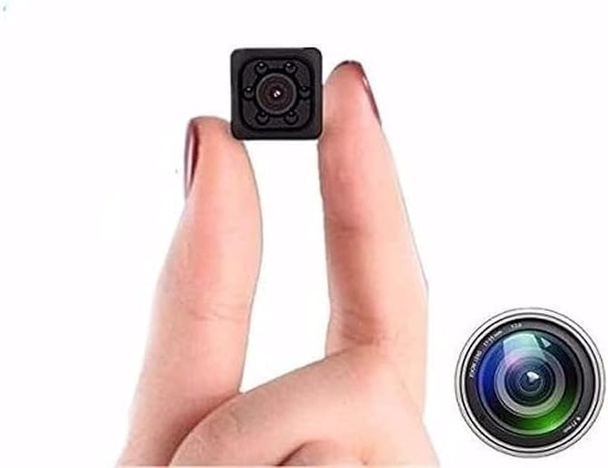 1080P Mini Spy Camera with Low Light Vision | Mini Portable Hidden Security | Hidden-Camera with Audio and Video Recorder for Compatible Home Office (SQ11 SPY Camera) (SQ11 SPY Camera)