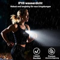 Blukar Taschenlampe LED Aufladbar, Mini Clip LED Torch mit 5 Lichtmodi – Ansicht 7