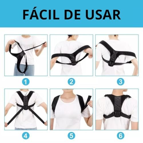 Cinta Corretora Postural, Alinhador Postural, Corrige Lombar, Alinha a Coluna, Alívio Rápido e Efica