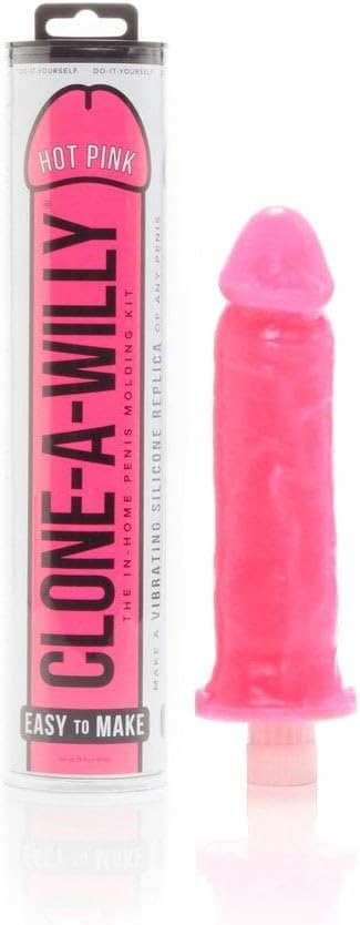 CLONE-A-WILLY - Silicone Penis Casting Kit for DIY Dildo (Hot Pink)