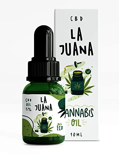 CBD. Aceite CBD 5%. Elaborado con Aceite de Coco. Aceite Corporal Full-Spectrum. Alivia la ansiedad, dolores y estrés. CBD extracto gotas. CBD oil medicinal. Uso tópico. Aceite CBD de 10ml. CBD gotas Cover