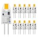 Produktbild Cxyemt 1W G4 LED Lampen, 12V AC/DC Warmweiß 2700K G4 LED Birnen Glühbirnen, 120LM, Ersatz für 10W Halogenlampen, Kein Flackern Nicht Dimmbar, 10er Pack