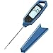 Lavatools PT18 Professionelles Fieberthermometer mit fester Sonde, beidhändig beleuchtet, sofort ablesbar, digitales Fleischthermometer Compact indigo