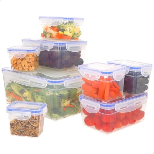 AKTIVE 16560 Max Home Pack luftdichte Dosen - BPA-frei, frische Flüssigkeiten und Lebensmittel - Familie und Freunde - K