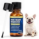 VEINATN Dog Wart Remover with Built-in Brush,Natural Formula for Wart & Skin Tag Removal, Painless Scar-Free Healing,Prevents Recurrence – Safe for All Breeds & Puppies 3+ Months (0.7 fl.oz)