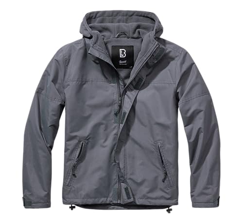 Image of Brandit Men's Windbreaker Front Zip Anthracite