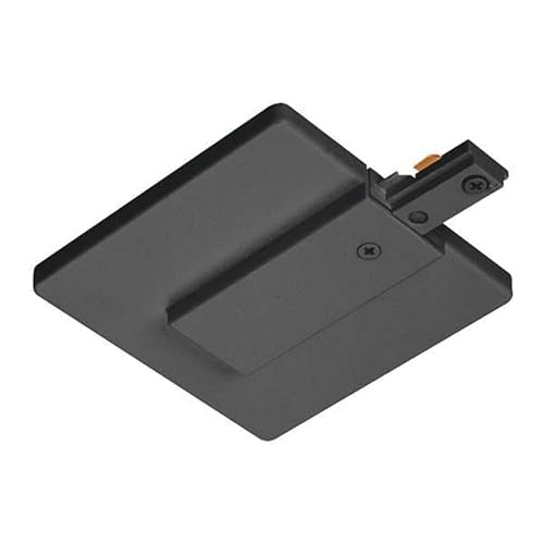 Juno Lighting Group R21BL End Feed Connector and Outlet Box Cover, 120 volts, Black
