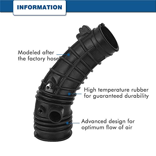 Air Intake Hose Compatible With Honda Accord 2003 2004 2005 2006, 2007 2.4L 17228-Raa-A10 17228 Raa A10 17228 Raa A00 17228Raaa00 696-739 #TOP4