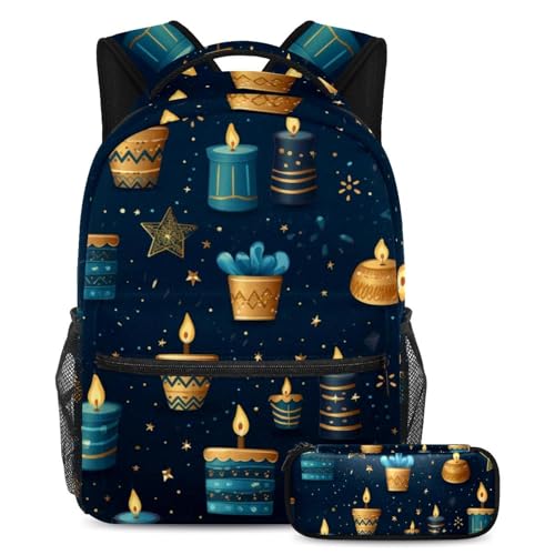 Cartables de grande capacité avec trousse à crayons pour étudiants et adolescents en voyage