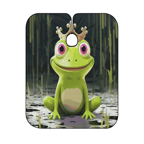 Capa de corte Crown Frog ajustable para barbería miniatura 6