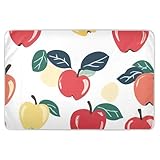 Apples Clipart Bunte extra große wiederverwendbare Bettunterlagen, sehr saugfähig, rutschfest, Inkontinenzeinlagen für Kleinkinder, Kinder, 132,1 x 86,4 cm (L x B)