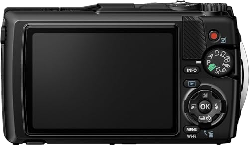 OM SYSTEM Olympus Tough TG-7 Black Underwater Camera, Waterproof, Freeze Proof, High Resolution Bright, 4K Video 44x Macro Shooting (Successor Olympus TG-6)